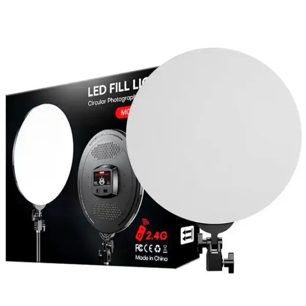 Штатив с круглой лампой Studio Fill M666 355 мм Черный photo 10