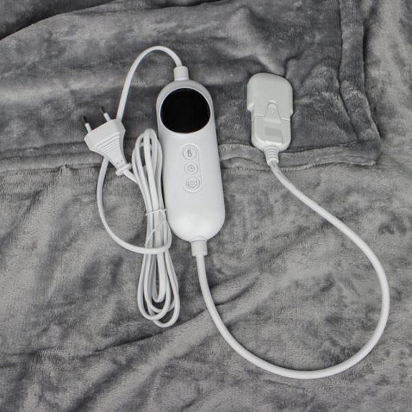 Pătură electrică Electric Blanket 1048876 120 W/ Poliester/ Gray photo 5