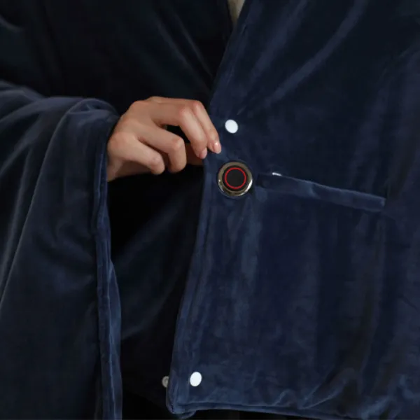 Электрическое одеяло Electric Blanket Portable Graphene Heating 10 Вт/ Полиэстер/ Синий photo 2