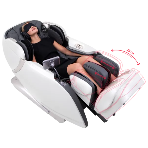 Scaun de masaj Casada Skyliner II White photo 5