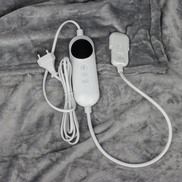 Pătură electrică Electric Blanket 1048877 120 W / Poliester / Gray photo 4