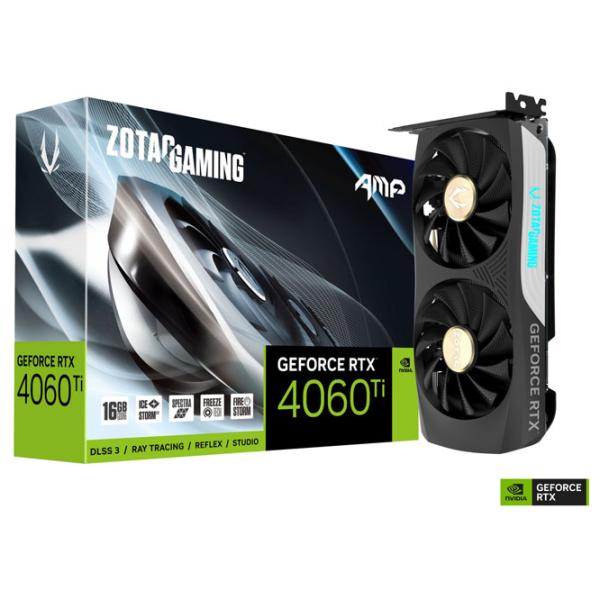 Видеокарта Zotac GeForce RTX 4060 Ti GAMING AMP PCI Express x8 4.0 / 16 ГБ photo 6 Видеокарта Zotac GeForce RTX 4060 Ti GAMING AMP PCI Express x8 4.0 / 16 ГБ photo 6