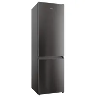 Frigider Haier HDW1620DNPD cu congelator jos 377 l / 200 cm / Graphite photo 2