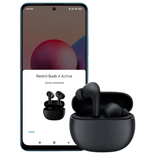 Наушники Xiaomi Redmi Buds 4 Active Черный Беспроводные/ Персональный photo 6 Наушники Xiaomi Redmi Buds 4 Active Черный Беспроводные/ Персональный photo 6