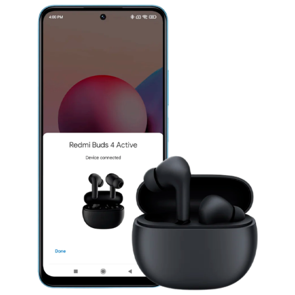 Наушники Xiaomi Redmi Buds 4 Active Черный Беспроводные/ Персональный photo 6 Наушники Xiaomi Redmi Buds 4 Active Черный Беспроводные/ Персональный photo 6