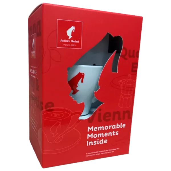Набор кофе Julius Meinl Vienna Melange + Чашка/ тарелка Молотый/ Espresso/ 220 г photo 2