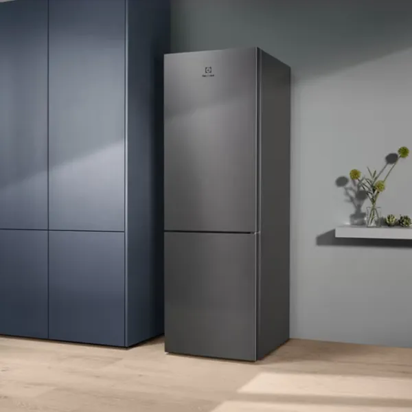 Frigider Electrolux LNT5ME32U1 cu congelator jos 331 l / 186 cm / Inox photo 6