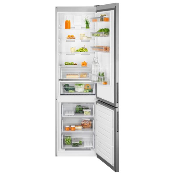 Frigider Electrolux LNT5ME36U1 cu congelator jos 367 l / 201 cm / Inox photo 2