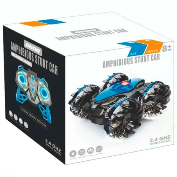 Машинка RC Amphibious Stunt Car CV-B600-2  / 2.4 ГГц / Черный Синий photo 2