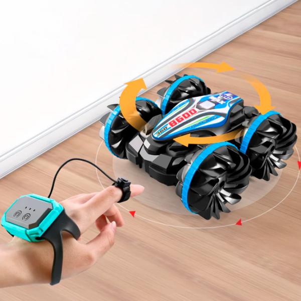 Машинка RC Amphibious Stunt Car CV-B600-2  / 2.4 ГГц / Черный Синий photo 4