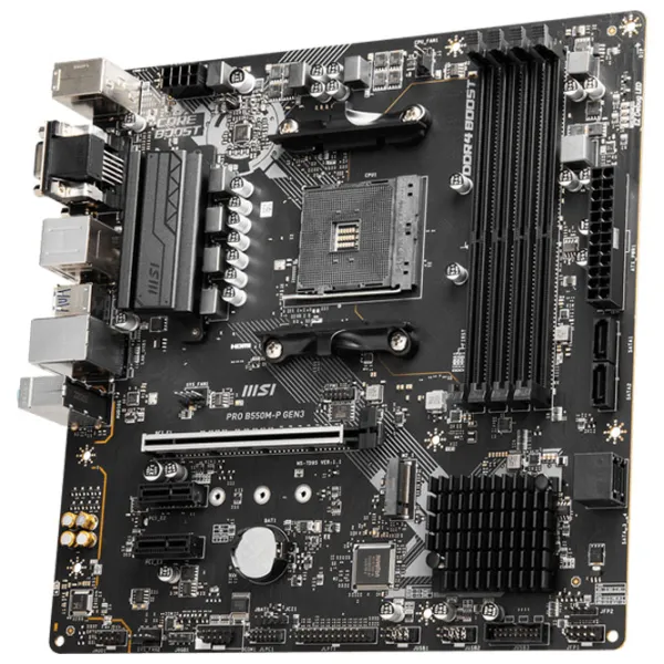 Материнская плата MSI PRO B550M-P GEN3 mATX/ AMD B550M-P photo 3