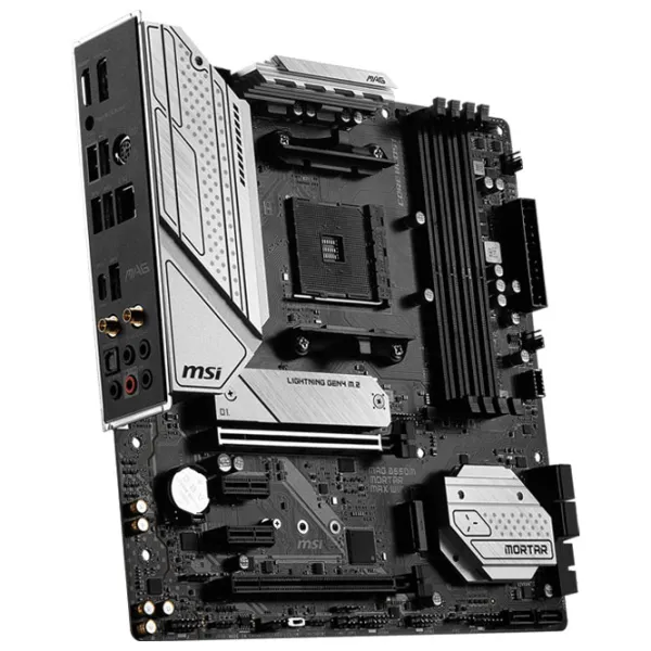 Материнская плата MSI MAG B550M MORTAR MAX WIFI mATX/ AMD B550M photo 2 Материнская плата MSI MAG B550M MORTAR MAX WIFI mATX/ AMD B550M photo 2