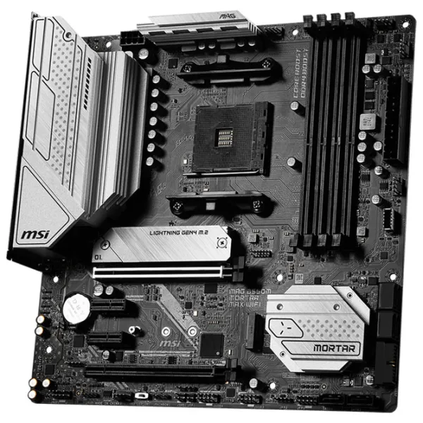 Материнская плата MSI MAG B550M MORTAR MAX WIFI mATX/ AMD B550M photo 3 Материнская плата MSI MAG B550M MORTAR MAX WIFI mATX/ AMD B550M photo 3