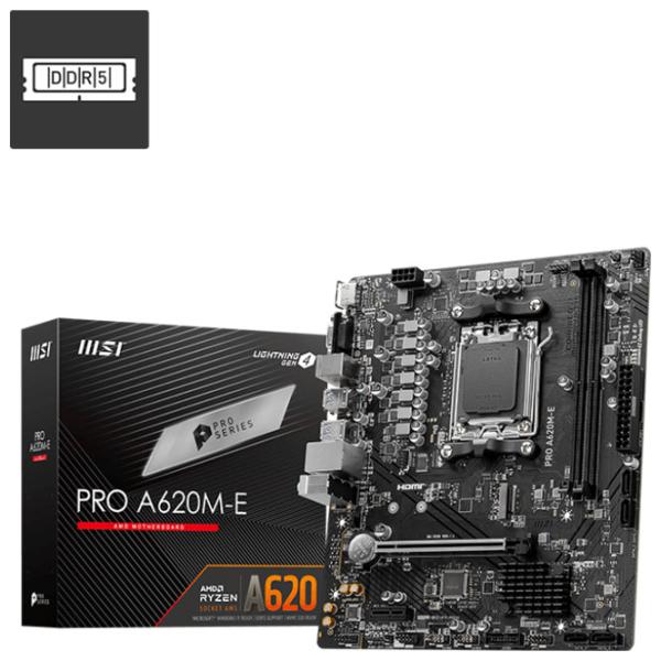 Материнская плата MSI PRO A620M-E mATX/ AMD A620M-E photo 5