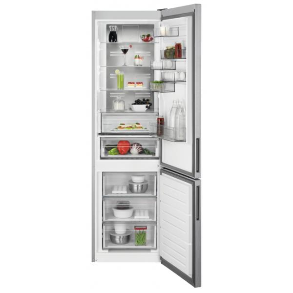 Frigider AEG RCB736E7MX cu congelator jos 367 l / 201 cm / Inox photo 3