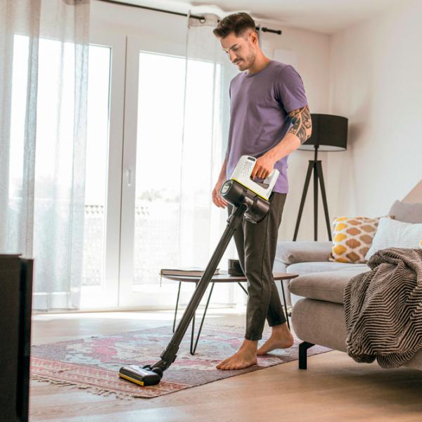 Aspirator vertical KARCHER VC4CL MH (1.198-630.0) Black Yellow photo 3