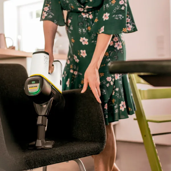 Вертикальный пылесос KARCHER VC6CL OF (1.198-670.0) Белый Желтый photo 4