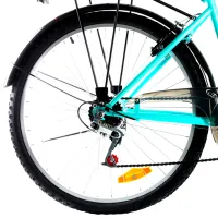 Bicicletă Azimut Ondina 26" Oțel/ Blue Turquoise photo 2