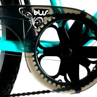 Bicicletă Azimut Ondina 26" Oțel/ Blue Turquoise photo 5