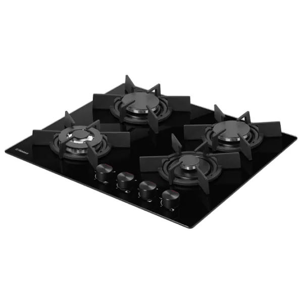 Plită încorporabilă pe gaz Hansa BHKS621700 Sticlă călită/ Black photo 2