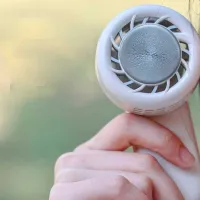 Ventilator Sunsky RD11 5 W / Portabil / Beige photo 2