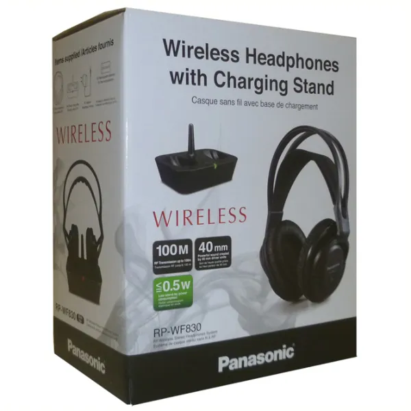 Наушники Panasonic RP-WF830 Черный Беспроводные/ Персональный photo 5