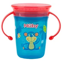 Бутылочка Nuby NV0414001 240 мл 6 месяцев/ Полипропилен/ Разноцветный photo 2
