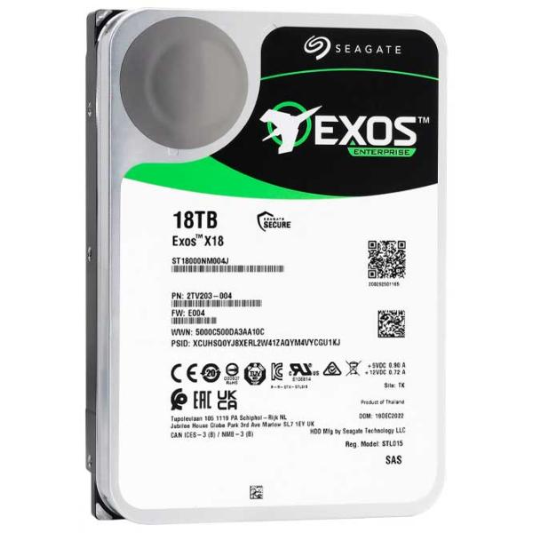 HDD Seagate Exos X18 18 ТБ ST18000NM004J/ Серебристый photo 4