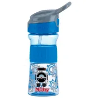 Sticluță cu pai Nuby NV0414021 360 ml 36 luni/ Tritan/ Multicolor photo 2