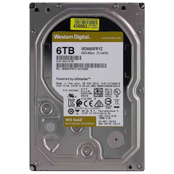 HDD Western Digital WD6003FRYZ 6 ТБ Серебристый photo 2