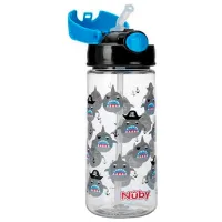 Sticluță cu pai Nuby NV0414023 530 ml 36 luni/ Tritan/ Multicolor photo 3