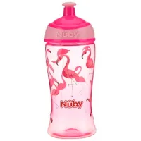 Sticluță cu pai Nuby NV0414025 360 ml 36 luni/ Tritan/ Multicolor photo 2