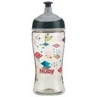 Sticluță cu pai Nuby NV0414025 360 ml 36 luni/ Tritan/ Multicolor photo 3