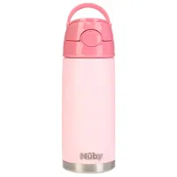 Бутылочка с соломинкой Nuby NV0414026 300 мл 24 месяцев/ Нержавеющая сталь/ Разноцветный photo 2