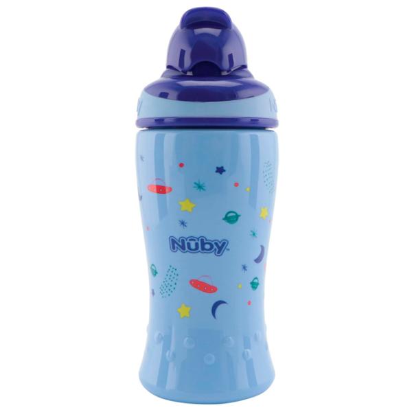 Sticluță cu pai Nuby NV04009 360 ml 12 luni/ Polipropilenă/ Multicolor photo 3 Sticluță cu pai Nuby NV04009 360 ml 12 luni/ Polipropilenă/ Multicolor photo 3