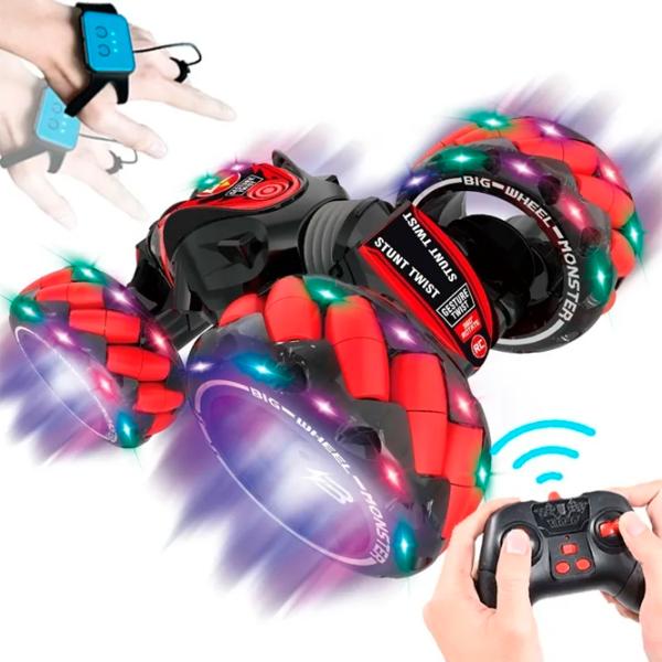 Mașină Stunt Car Sidewalk Twist CV8818-86A 25 km/ h/ 2.4 GHz/ Black Red photo 3