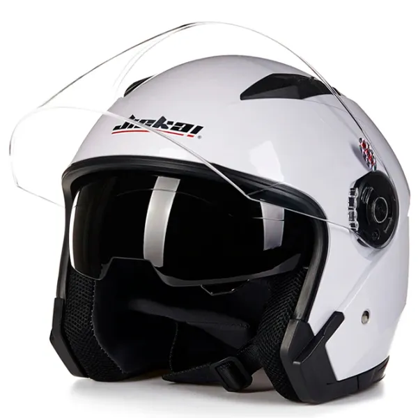 Cască de protecție JieKai JK-512 White Black photo 3
