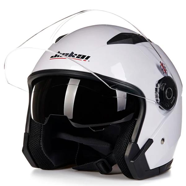 Cască de protecție JieKai JK-512 White Black photo 3