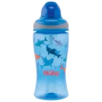 Бутылочка с соломинкой Nuby NV04016 360 мл 12 месяцев/ Полипропилен/ Разноцветный photo 2