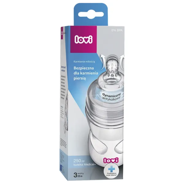 Biberon Lovi Super Vent Unisex/ 250 ml/ Transparent photo 4