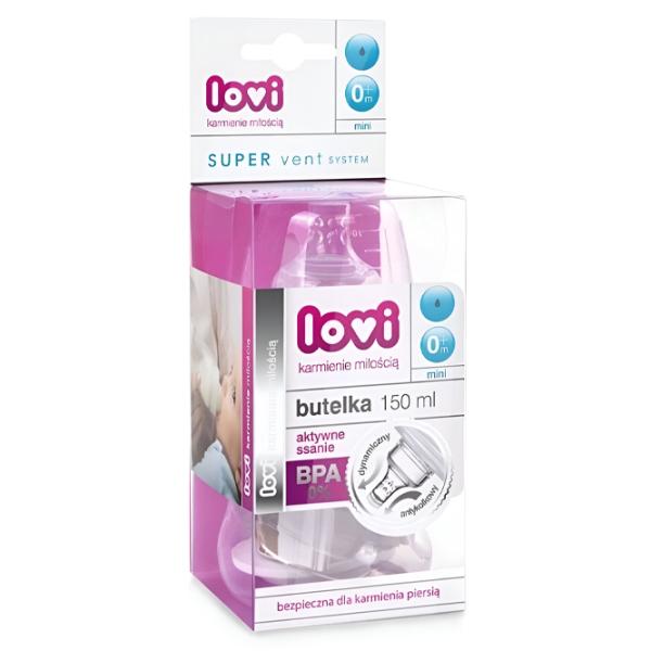 Biberon Lovi Super Vent 21/ 564 Unisex/ 150 ml/ Transparent photo 3