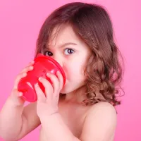 Sticluță cu pai Nuby ID91121 210 ml 9 luni/ Plastic/ Multicolor photo 4