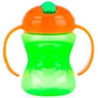 Sticluță cu pai Nuby ID10302 240 ml 9 luni/ Plastic/ Multicolor photo 4
