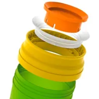 Sticluță Canpol 1/ 543 250 ml 12 luni/ Plastic/ Green photo 2