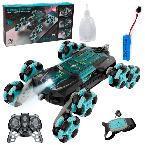 Mașină RC Climping Shunt Car CV-D700-2 5 km/ h/ 2.4 GHz/ Blue Black photo 4