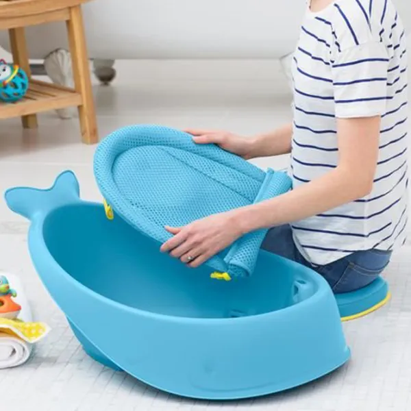 Cădiță pentru bebeluși Skip Hop Moby Unisex/ 0 - 6 luni/ Blue photo 3