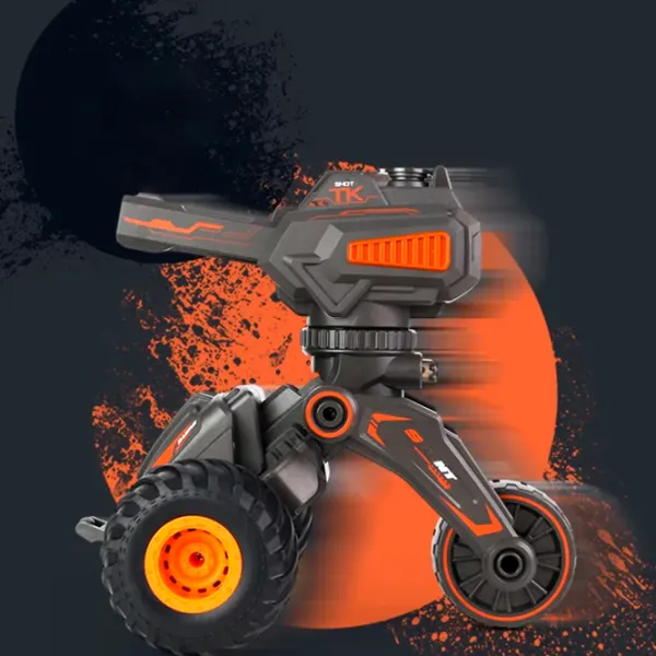Mașină RC Stunt tank water bomb LH-C063 7 km/ h/ 2.4 GHz/ Black Orange photo 3