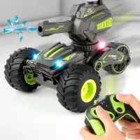 Машинка Lead Honor Stunt tank water bomb LH-C063 7 км/ч / 2.4 ГГц / Черный Зеленый photo 3