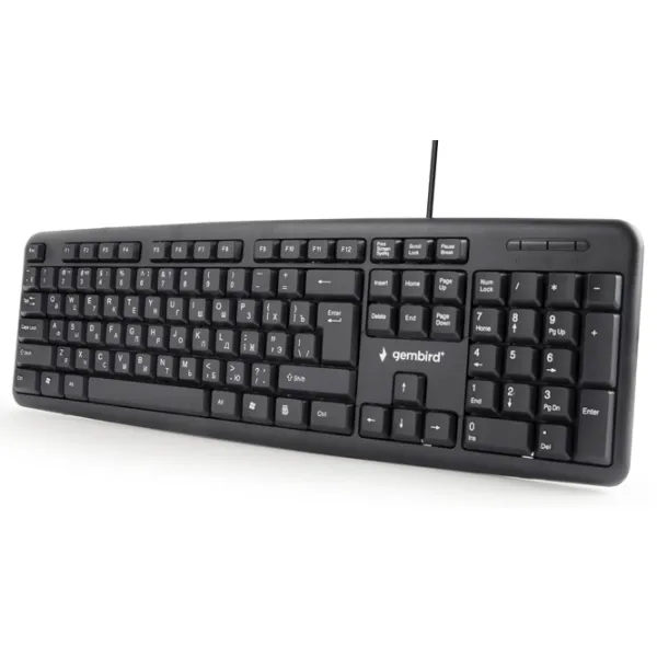Tastatură Gembird KB-U-103-RU Cu fir/ Black photo 2