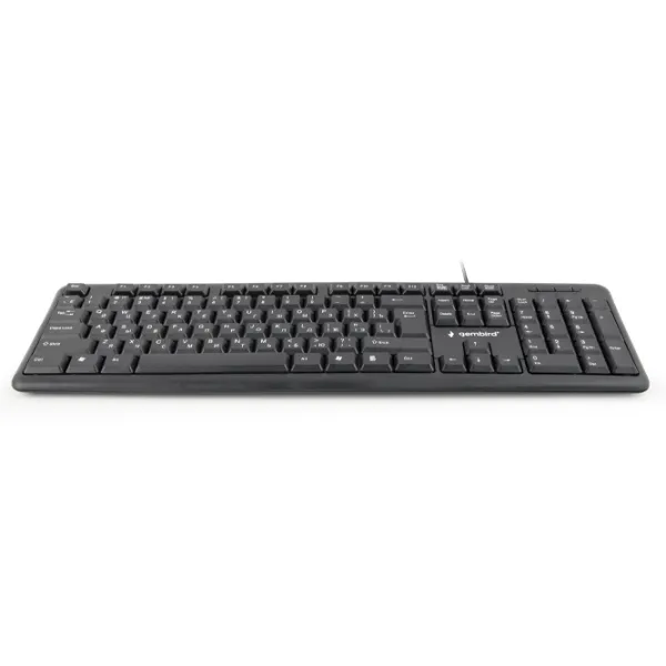 Tastatură Gembird KB-U-103-RU Cu fir/ Black photo 3